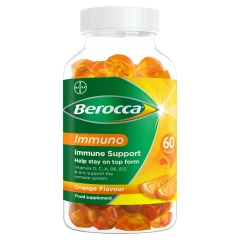 Berocca Immuno Orange Flavour 60Gummies