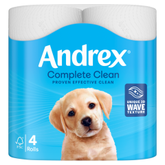 Andrex Classic Clean Toilet Tissue, 4 Rolls