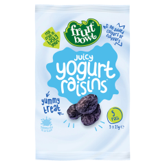 Fruit Bowl Juicy Yogurt Raisins 5 x 21g