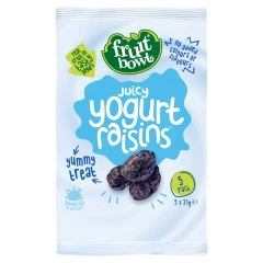 Fruit Bowl Juicy Yogurt Raisins 5 x 21g