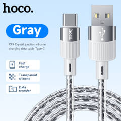 HOCO X99 USB-A to USB-C Fast Charging Data Cable - Grey