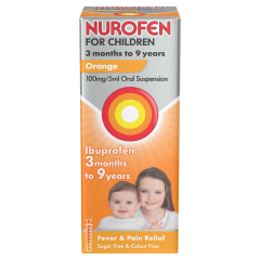 Nurofen 3mths - 9yrs Children Ibuprofen Orange 100ML