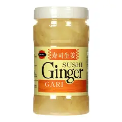 J-BASKET SUSHI GINGER WHITE  IN JAR 340G (DW 200G ）