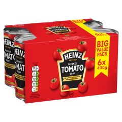 Heinz Cream of Tomato Tinned Soup 6 x 400g