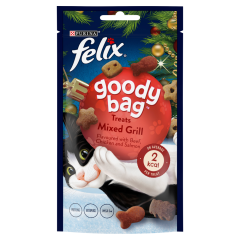 Felix Goody Bag Adult Cat Treats Mixed Grill 60g