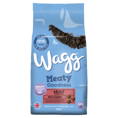 Wagg Meaty Goodness Adult Complete Beef Dinner Dry Dog Food 2kg