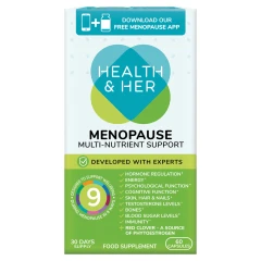 Health & Her Menopause Multi-Nutrient Support 60 Capsules