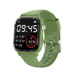 Smartwatch G96, Heart-rate Monitor, Blood Oxygen levels, IP67 Waterproof, Compatible with iOS and Android - Green 