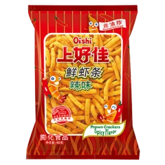 OISHI PRAWN CRACKERS(SPICY FLAVOUR) 40g