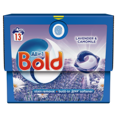 Bold All-in-1 PODS Washing Liquid Capsules 13 Washes, Lavender & Camomile