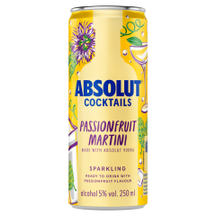 Absolut Passionfruit Martini Sparkling Cocktail 250ml