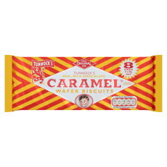 Tunnock's Milk Chocolate Caramel Wafer 8 Pack