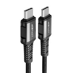 ACEFAST C1-03 1.2M 60W Nylon Fast-Charging Type-C to Type-C Cable - Black