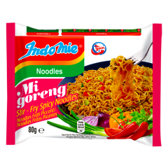 Indomie Mi Goreng Instant Noodles Hot & Spicy 80g Pack of 5