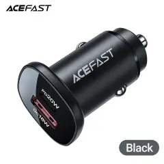 ACEFAST B1 Mini Car Charger | Dual USB-C+USB-A Fast Charging 38W