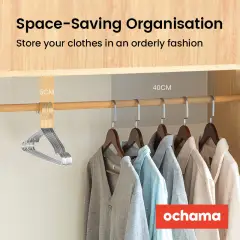 ochama Stainless Steel Hangers 10 Pieces