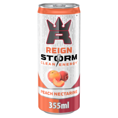 Reign Storm Peach Nectarine Clean Energy Drink 355ml