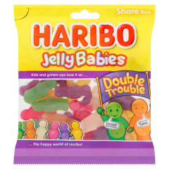 Haribo Jellly Babies Double Trouble Share Size 175g