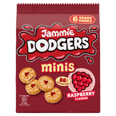 Jammie Dodger Mini Biscuit Snack Packs 6 x 20g