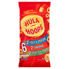 Hula Hoops Variety Multipack Crisps 6 Pack