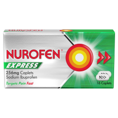 NUROFEN EXPRESS 256MG 16 CAPLETS