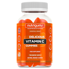 Nutrigums Vitamin C Natural Orange Flavour 60 Chewable Gummies 150g