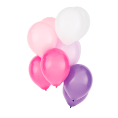 NUTMEG PINK MIX LATEX BALLOON