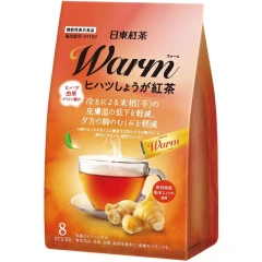 Nitto Instant Warm Ginger Black Tea 76g(9.5ｇ*8p)/box