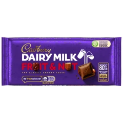 Cadbury Dairy Milk Fruit Nut 110g