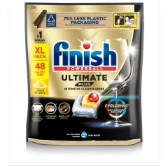 Finish Ultimate Plus Intensive Clean & Shine Dishwasher Tablets Lemon - 48 Tabs