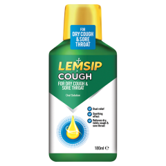 Lemsip Syrup Dry Cough & Sore Throat 180ml