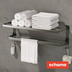 ochama Foldable Bath Towel Rack