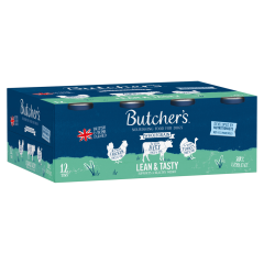 Butcher's Lean & Tasty Dog Food Tins 12 x 390g