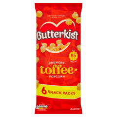 Butterkist Crunchy Toffee Popcorn 6 Pack