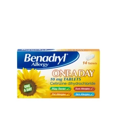 BENADRYL ALLERGY ONE-A-DAY TABS 14PK