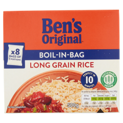 Ben's Original Boil-In-Bag Long Grain Rice 500g