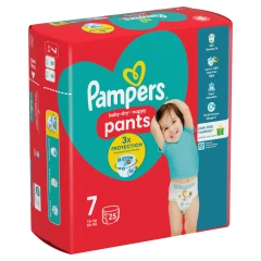 Pampers Baby-dry Nappy Pants Size 7 25pk