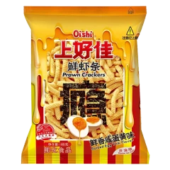 OISHI PRAWN CRACKERS (SALTED EGG YOLK FLAVOUR) 75g