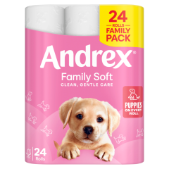 Andrex Family Soft Toilet Tissue 24 Rolls