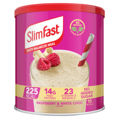 SlimFast Raspberry & White Choc Flavour Shake 365g