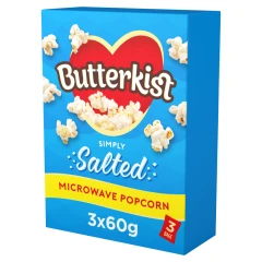 Butterkist Salted Microwave Popcorn 3x60g