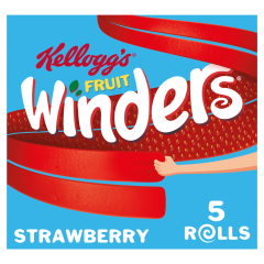 Kellogg's Fruit Winders Strawberry Snack Rolls 5x17g