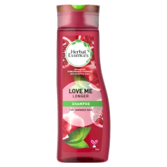 Herbal Essences Love Me Longer Shampoo | Pomegranate Essence | Damaged Hair | Red Berry Scent |400ml