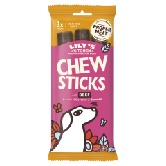 Lily's Kitchen Chew Sticks with Beef 120g