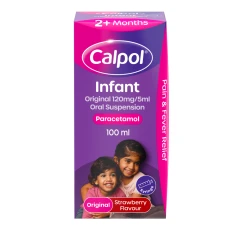 Calpol Infant Oral Suspension Paracetamol 2+ Months 100ml