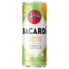 BACARDÍ Mango Mojito Premix Rum Cocktail, 25cl