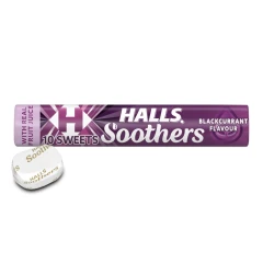 Halls Soothers Blackcurrant Cough Drops 45 Gr