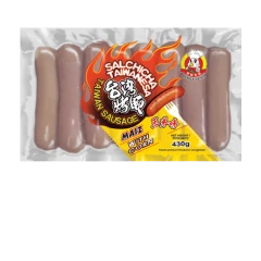 Mengfu chicken sausages with corn (taiwan) 430g/pack