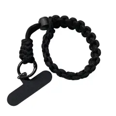 Mobile phone lanyard Q7 wrist model black