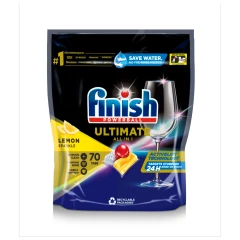 Finish Ultimate All In One Dishwasher Tablets Lemon 70 Tablets